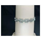Vintage Art Deco Links Bracelet Sterling Silver