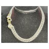 David Yurman Style Gold Tone Necklace