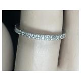 Sterling Silver Eternity Band Ring