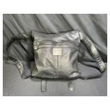 Fly London Large Zippered Leather Backpack
