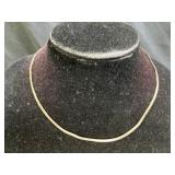 Italian Sterling Silver S Chain Necklace