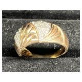 Gold Plated Sterling Silver Ring