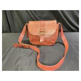 Paul Costelloe of London Tan Leather Crossbody Bag
