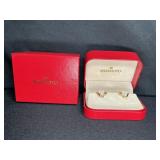 Mikimoto 18k Gold Triple Pearl Earrings