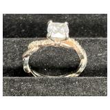 Sterling & CS Rose Gold Twist Ring