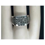 Nickel Free Sterling Silver Marcasite Ring