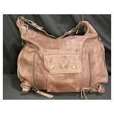 Italian Leather "Braluee" Bag Deep Warm Brown