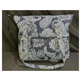 Vera Bradley Navy Tote Bag & Lanyard