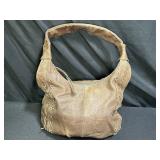 Leather Hobo Shoulder Bag