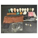 13 Action Figure Head Molds & Action Figure Supply