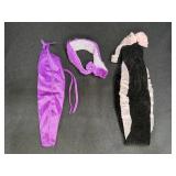 2 Barbie Dresses, Black Velvet & #5544