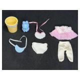 Barbie Heart Family Mattel Baby Pink Dress & More