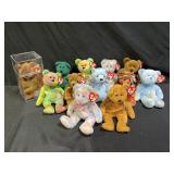 12 Vintage TY Beanie Babies