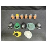 Action Figure Heads, Hats & Helmets