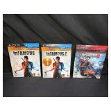 3 New  PS3 Games, Infamous, Uncharted 2 & More