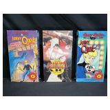 3 VHS Kids Cartoon Movies