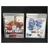 Play Station Fight Night 3 & PS3 NHL 12-EA Sports