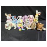 11 Vintage TY Easter Beanie Babies