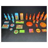 Vtg Barbie Accessories Food Groceries & Bottles