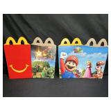 2 McDonalds Super Mario Brothers Happy Meal Boxes