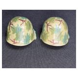2 GI Joe Helmets for 12" Action Figure