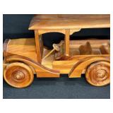 Vintage Handmade Teakwood Car