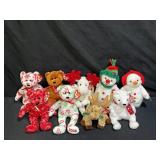 9 Winter Holiday Beanie Babies Snowgirl & More