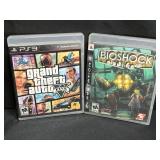 Grand Theft Auto PS3 & Bioshock 1 Sony PS3