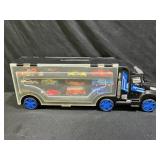Hot Wheels Transporter Truck With 14 Cars Included