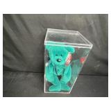 1993 Beanie Baby Teddy Style 4051 Teal 3rd Gen