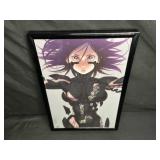 Battle Angel Yokito a Kirshiro Signed Framed Litho