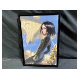 Battle Angel Alita Kirshiro Signed Framed Litho