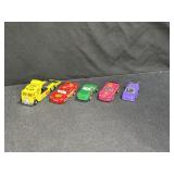 5 Metal Racing Cars Lighting McQueen & More