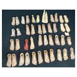 39 Action Figure Feet & 4 Shoe Insoles