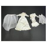 2 Vintage Barbie Wedding Dresses