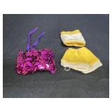 Vintage Barbie Cloths Shorts & Crop Top
