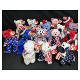 18 American Independence Beanie Babies