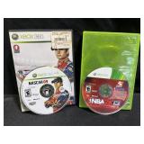 Microsoft XBox 360 NBA & Nascar Game