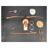 Historical Western Character Action Figure Pieces