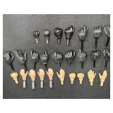 GI Joe" Kung Fu Grip" hands Action Figure Hands