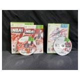 XBox Cover X 360 Basketball & Football Games