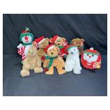 Christmas Beanie Babies Plus A Beanie Ballz