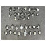 8 Pairs of Action Figure & 21 Miscellaneous Hands