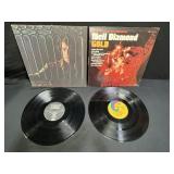 Neil Diamond Gold & Tap Root Record Albums
