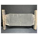 Antique Asian Woodblock Printing Plate