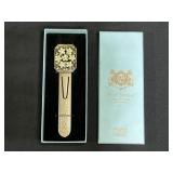 Floral Garland Austrian Crystal Bookmark