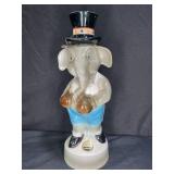 Vintage 1968 Jim Beam Republican Whiskey Bottle