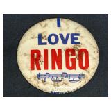1964 I Love Ringo Pin