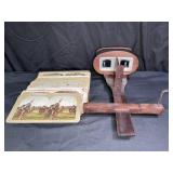 Antique Wood Keystone View Co. Stereoscope
