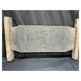 Antique Asian Woodblock Printing Plate